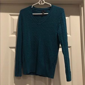 Tommy Hilfiger teal large sweater